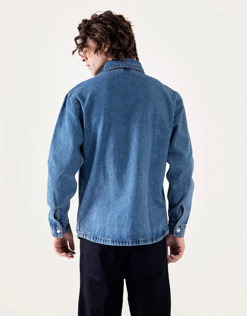DENIM OVER SHIRT WITH POCKET